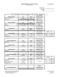DFS Form 212-F100 Mitochondrial Dna Populatable Worksheets - Virginia, Page 11