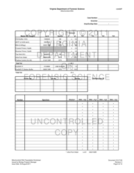 DFS Form 212-F100 Mitochondrial Dna Populatable Worksheets - Virginia, Page 6
