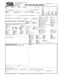 Document preview: Form AGR410-4630 Pest and Disease Sample - Washington