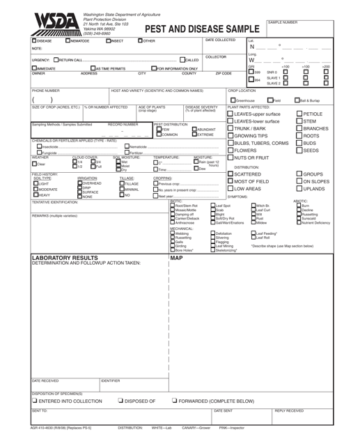 Form AGR410-4630  Printable Pdf