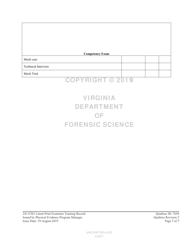 DFS Form 241-F201 Latent Print Examiner Training Record - Virginia, Page 7
