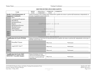 DFS Form 210-F3200 Routine Duties (Includes Safety) - Virginia, Page 2