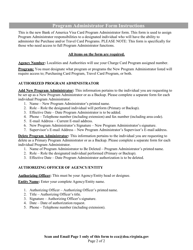 &quot;Purchase and Travel Card Program Administrator Form - Psub&quot; - Virginia, Page 2