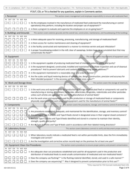 Form AGR-4289 Current Good Manufacturing Practices (Cgmp) Inspection Checklist for Medicated Feed Establishments (21 C.f.r. 225) - Sample - Washington, Page 2