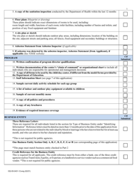 Form 032-05-0431-12-ENG Initial Application for a License to Operate a Child Day Center (CDC) - Virginia, Page 5