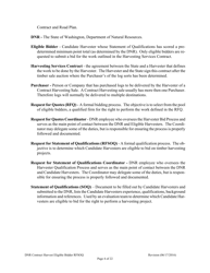 Contract Harvest Eligible Bidder Request for Statement of Qualifications (Rfsoq) - Washington, Page 4