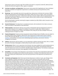 Form AGR-2215 The Emergency Food Assistance Program (Tefap) and Trade Mitigation Program (Tmp) Subcontract - Washington, Page 13