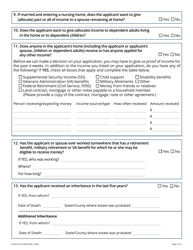 DHHS Form 3400-B &quot;Additional Information for Nursing Home and in-Home Care&quot; - South Carolina, Page 3