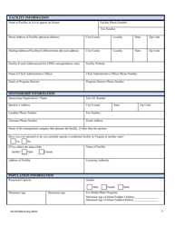 Form 032-08-0098-02-ENG Initial Application for a License to Operate a Children&#039;s Residential Facility (Crf) - Virginia, Page 2