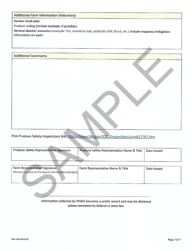 Form AGR-2330 Produce Farm Inspection Observations - Sample - Washington, Page 7