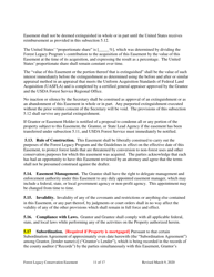 Forest Legacy Conservation Easement Deed - Washington, Page 11