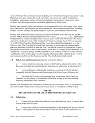 Forest Legacy Conservation Easement Deed - Washington, Page 3