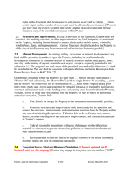Forest Legacy Conservation Easement Deed - Washington, Page 4