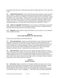 Forest Legacy Conservation Easement Deed - Washington, Page 6