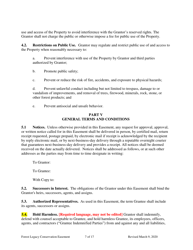 Forest Legacy Conservation Easement Deed - Washington, Page 7