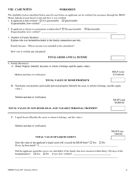 DHHS Form 207 Application for the Medically Indigent Assistance Program - South Carolina, Page 4