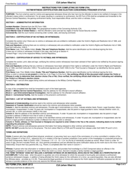 DD Form 2704 Victim/Witness Certification and Election Concerning Prisoner Status, Page 3