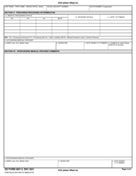 DD Form 2807-2 Accessions Medical Prescreen Report, Page 5