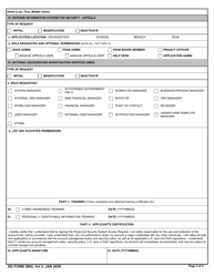 DD Form 2962V2 Personnel Security System Access Request (Pssar) Defense Manpower Data Center (Dmdc), Page 3