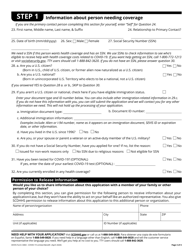 DHHS Form 3404 Covid-19 Limited Benefit - South Carolina, Page 3