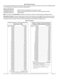 AGR Form 7021 Commission Merchant/Dealer Bond - Washington, Page 2
