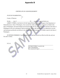 Appendix B Geoduck Harvesting Agreement and Contract of Sale - Sample - Washington, Page 18