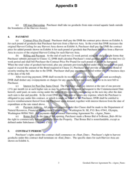 Appendix B Geoduck Harvesting Agreement and Contract of Sale - Sample - Washington, Page 3