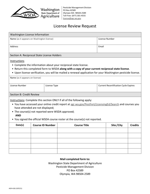 AGR Form 4181 Fill Out Sign Online And Download Fillable PDF