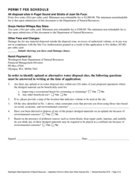 Application for Authorization to Utilize Open Water Disposal Site - Washington, Page 3