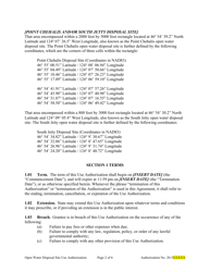 Sample Open Water Disposal Site Use Authorization for Dmmp - Washington, Page 2