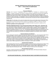 NPS Form 10-168 Part 1 Historic Preservation Certification Application - Evaluation of Significance, Page 3