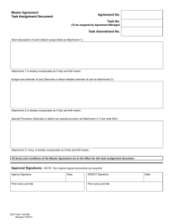 DOT Form 130-020 Task Assignment - Washington, Page 2