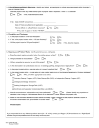 DOT Form 140-100 Nepa Categorical Exclusion Documentation Form - Washington, Page 3