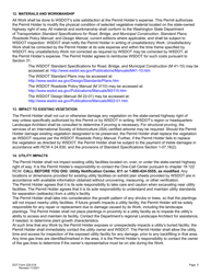 DOT Form 220-018 Roadside Vegetation Permit - Washington, Page 5