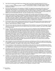 DOT Form 224-035 City Construction and Maintenance Permit - Washington, Page 3