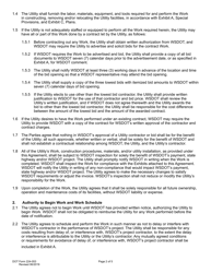 DOT Form 224-053 Utility Construction Agreement Work by Utility - Wsdot Cost - Washington, Page 2