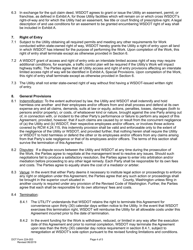 DOT Form 224-053 Utility Construction Agreement Work by Utility - Wsdot Cost - Washington, Page 4