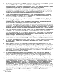 DOT Form 224-064 Developer Agreement - Construction by Wsdot at Developer Expense - Washington, Page 2