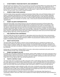DOT Form 224-005 Access Connection Permit - Managed Access Highways Only - Washington, Page 3