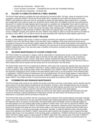 DOT Form 224-005 Access Connection Permit - Managed Access Highways Only - Washington, Page 6