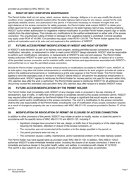 DOT Form 224-005 Access Connection Permit - Managed Access Highways Only - Washington, Page 7