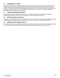 DOT Form 224-005 Access Connection Permit - Managed Access Highways Only - Washington, Page 8