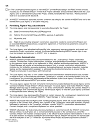 DOT Form 224-110 Wsdot Construction Administration of Local Agency Project - Work by Wsdot - Actual Costs - Washington, Page 3