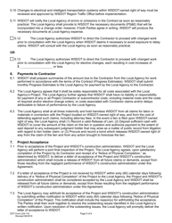 DOT Form 224-110 Wsdot Construction Administration of Local Agency Project - Work by Wsdot - Actual Costs - Washington, Page 5