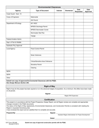 DOT Form 226-546 Project Report - Washington, Page 2