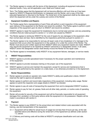 DOT Form 224-720 Equipment Rental Without Operator Agreement - Washington, Page 2