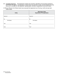 DOT Form 224-720 Equipment Rental Without Operator Agreement - Washington, Page 4