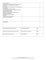 DOT Form 272-019 Performance Evaluation - Consultant Services - Washington, Page 3