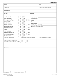 DOT Form 272-024 Local Agency Project Management Review Checklist - Washington, Page 11