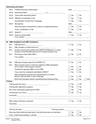 DOT Form 272-024 Local Agency Project Management Review Checklist - Washington, Page 3